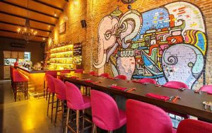 Mẫu thiết kế nội thất nhà hàng Thái đẹp