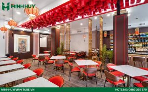 Mẫu thiết kế nội thất nhà hàng Trung Hoa đẹp