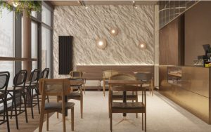 Mẫu thiết kế quán cafe phong cách tối giản đẹp