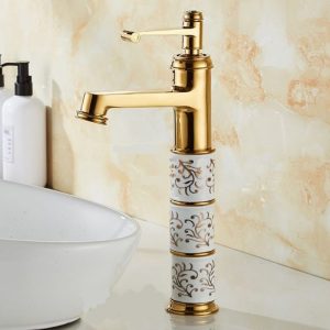 mẫu vòi rửa inox mạ vàng đẹp