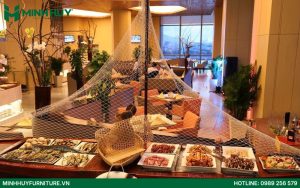 thi công nội thất nhà hàng buffet