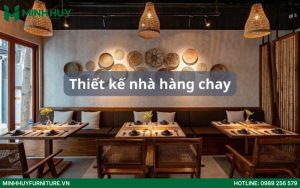 thi công nội thất nhà hàng chay