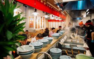thi công nội thất nhà hàng Ramen