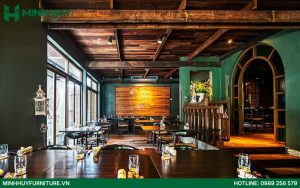 thi công nội thất nhà hàng Thái