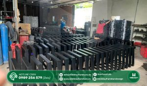 gia công chân bàn sắt