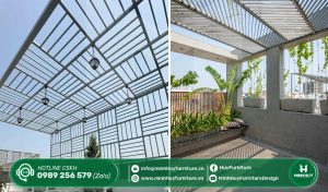 làm khung sắt bảo vệ sân trước cần giờ tphcm