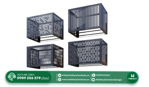 làm khung sắt bảo vệ sân trước nhà bè tphcm