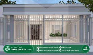 làm khung sắt bảo vệ sân trước quận 1 tphcm