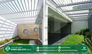 làm khung sắt bảo vệ sân trước quận 8 tphcm