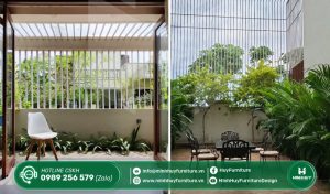 làm khung sắt bảo vệ sân trước quận 5 tphcm