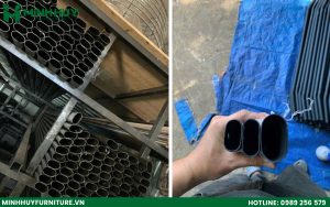 Chân sắt ovan văn phòng