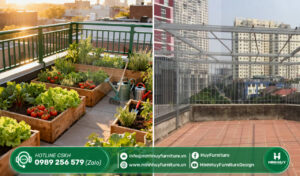 làm khung sắt bảo vệ sân thượng hóc môn tphcm