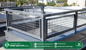 làm khung sắt bảo vệ sân thượng thủ đức tphcm