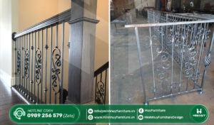 làm khung sắt lan can củ chi tphcm