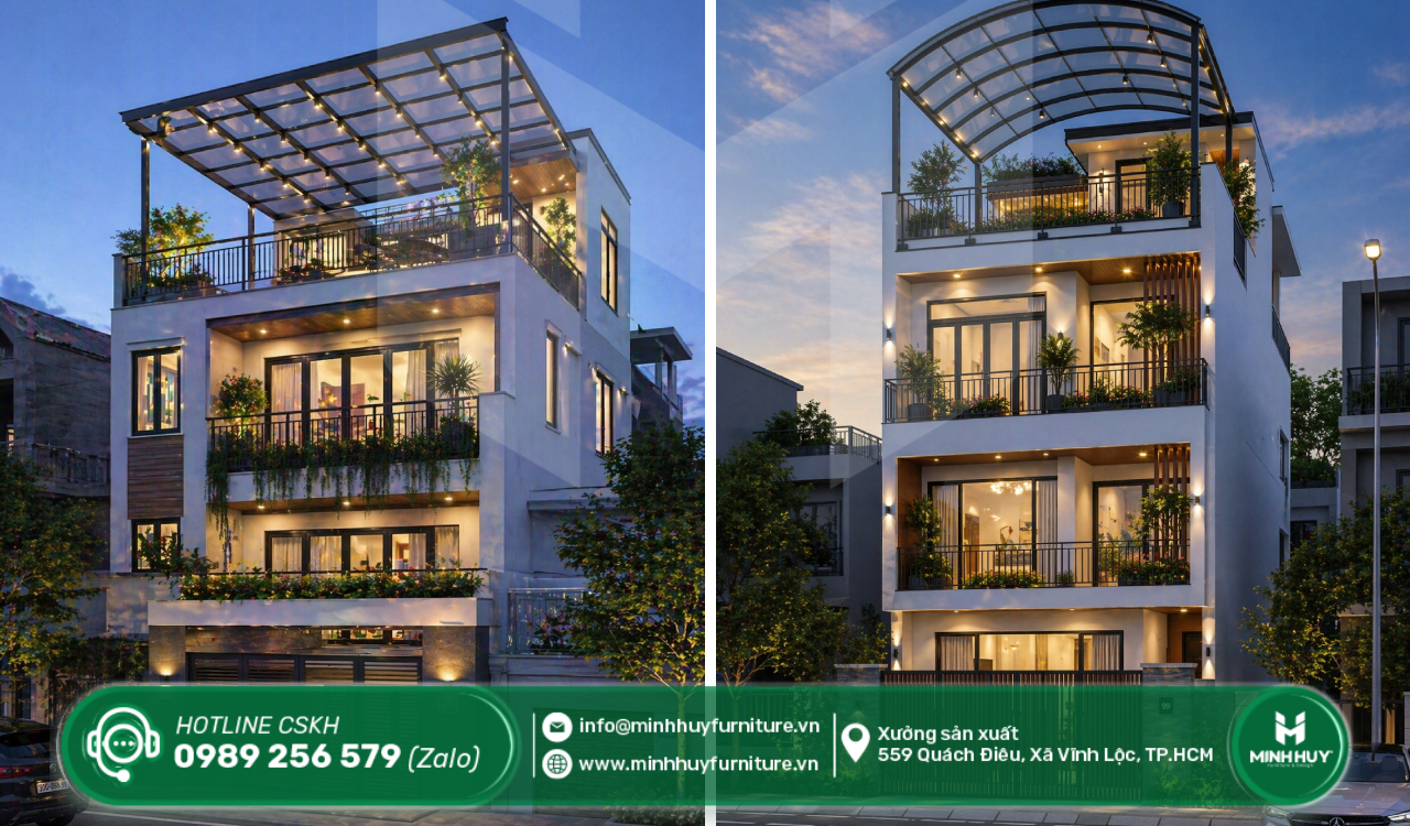 làm khung sắt mái che sân thượng hóc môn tphcm