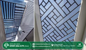 làm khung sắt mái che sân thượng quận 12 tphcm