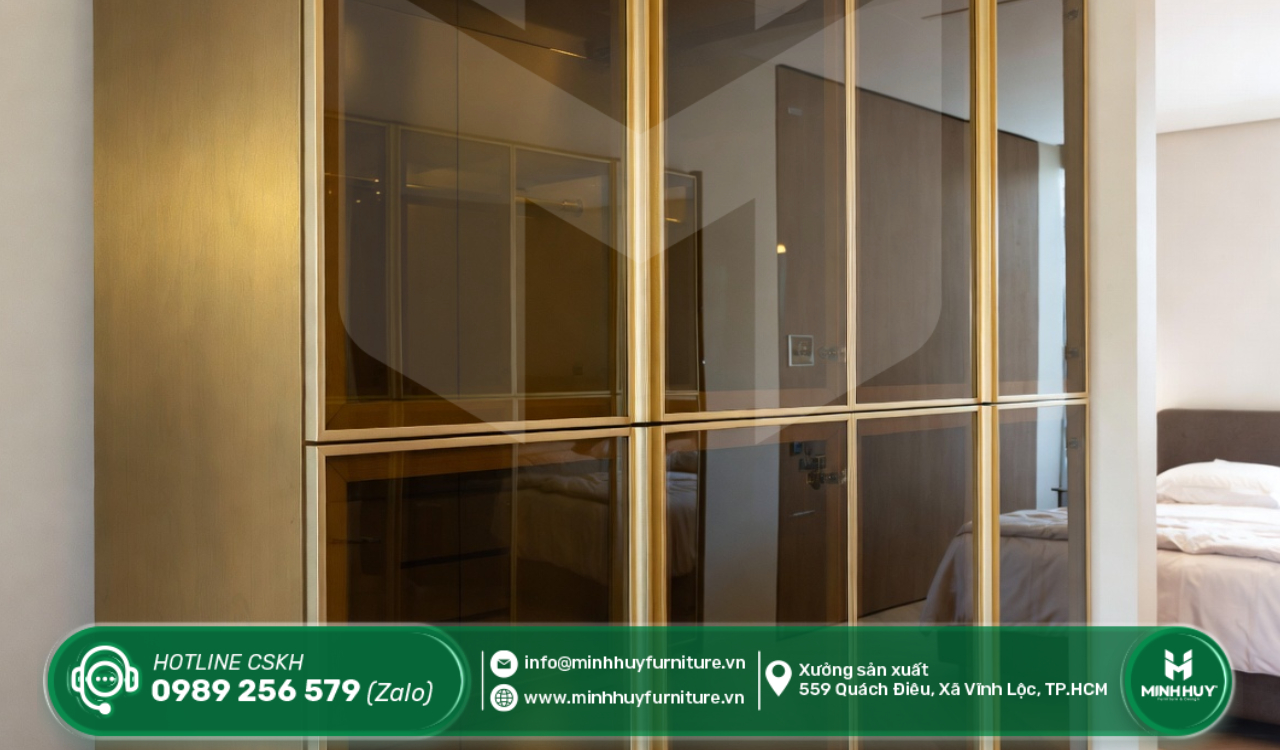 gia công khung kính inox mạ vàng quận gò vấp tphcm