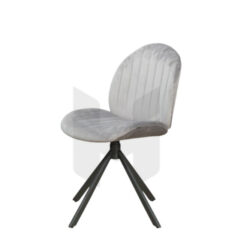 Ghế xoay cố định bọc vải nhung chân sắt MH108