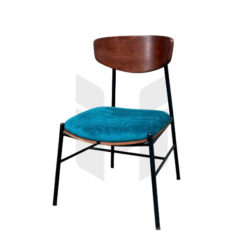 Ghế Cafe Có Nệm Tựa Gỗ MH130