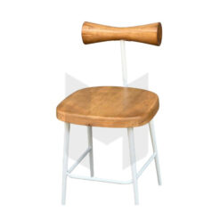 Ghế Cafe Gỗ Tựa Trụ Nordic MH112