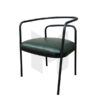 Ghế Khung Sắt Bo Cong Bọc Nệm MH135