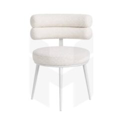 Ghế Lông Cừu Trắng Lưng Đôi Nordic MH109