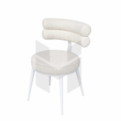 Ghế Lông Cừu Trắng Lưng Đôi Nordic MH109