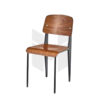 Ghế Sắt Lưng Gỗ MH106