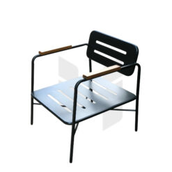 Ghế Sắt Nan Tay Gỗ Sơn Tĩnh Điện MH175