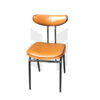 Ghế Sắt Nệm Da Lưng Cong MH155
