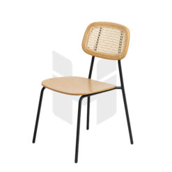 Ghế Secco lưng tựa mây khung sắt MH149