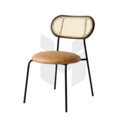 Ghế Tựa Mây Nệm Da MH147