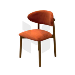 Ghế Ăn Oleandro Khung Gỗ ASH Tựa Lưng Bọc Vải MH364