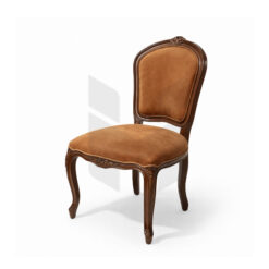 Ghế Louis Bông Mai Không Tay Gỗ Cao Su MH329