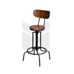 Ghế Bar Xoay Mặt Và Tựa Gỗ MH269