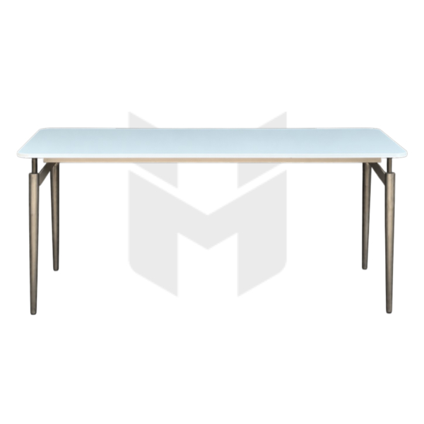 Bàn Ăn Khung Sắt Chữ Nhật MHBA005