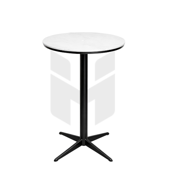 Bàn Bar Tròn Mặt Đá Ceramic Chân Sắt MHB071