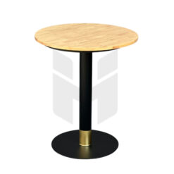 Bàn Cafe Chân Trụ Mặt Gỗ MHB008