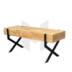 Bàn Console Khung Sắt Mặt Gỗ MHB007