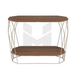 Bàn Salon Khung Sắt 2 Tầng MHB006