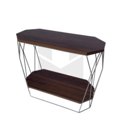 Bàn Salon Khung Sắt 2 Tầng MHB006