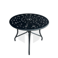 Bàn Sắt Mặt Tròn Hoạ Tiết MHB032