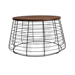 Bàn Trà Lồng Chim Mặt Gỗ MHB023