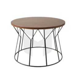 Bàn Trà Wire Frame Mặt Gỗ MHB046