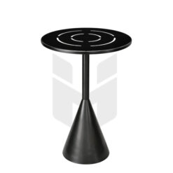 Bàn Tròn 60cm Mâm Sắt Chân Hình Nón MHB012