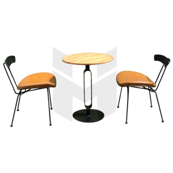 Bộ Bàn Ghế Cafe Decor Khung Sắt MHBBG001