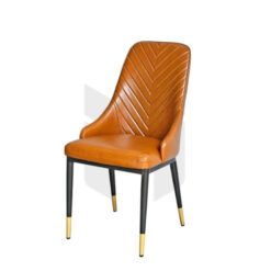 Ghế Ăn Bọc Da Microfiber Chân Sắt MH366