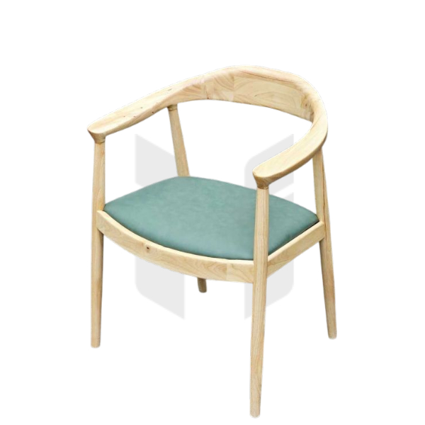 Ghế Kennedy Bọc Nệm Khung Gỗ Cao Su MH326