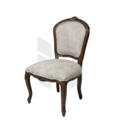 Ghế Louis Bông Mai Không Tay Gỗ Cao Su MH329