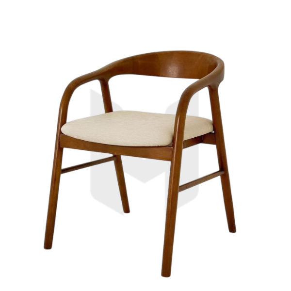 Ghế Neva Mặt Nệm Gỗ Caosu MH339